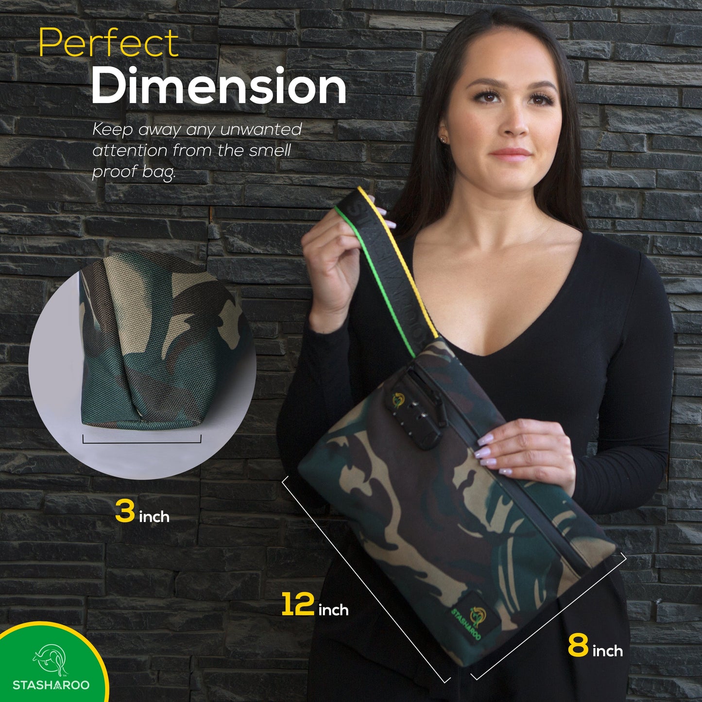 Dark Camo Fatty Pouch