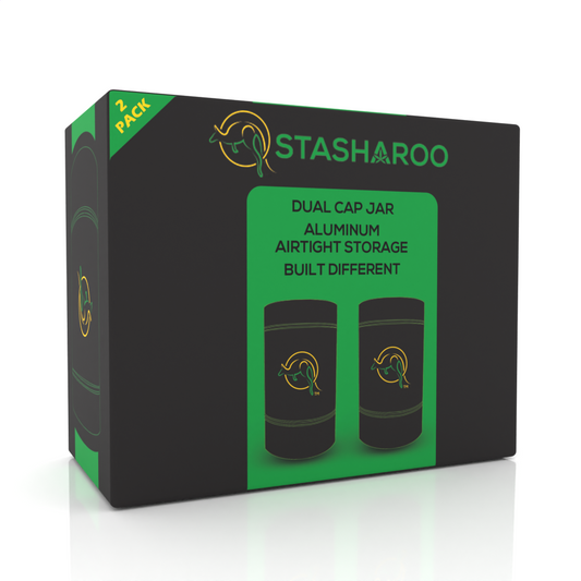 Stash Jar BLK Two Pack